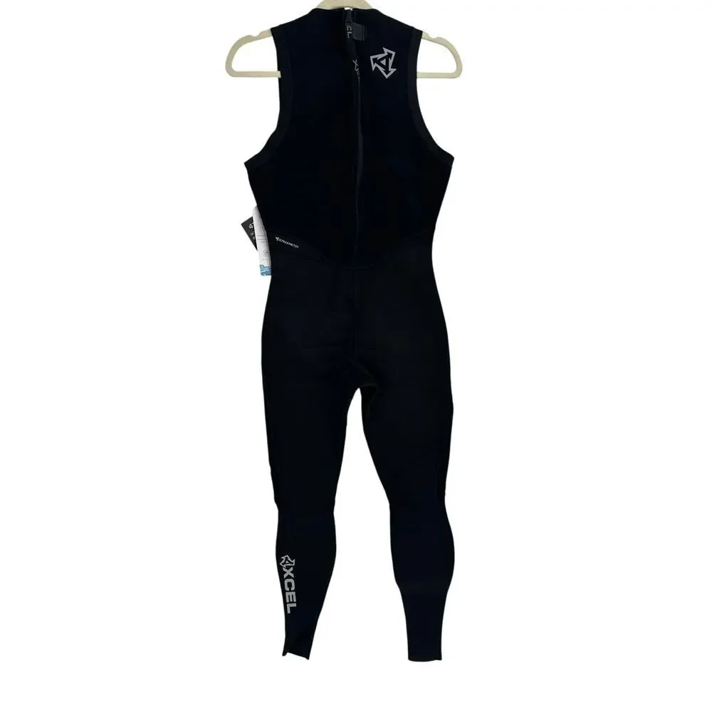 XCEL Men's Black John 2MM Axis Long Wetsuit Size S